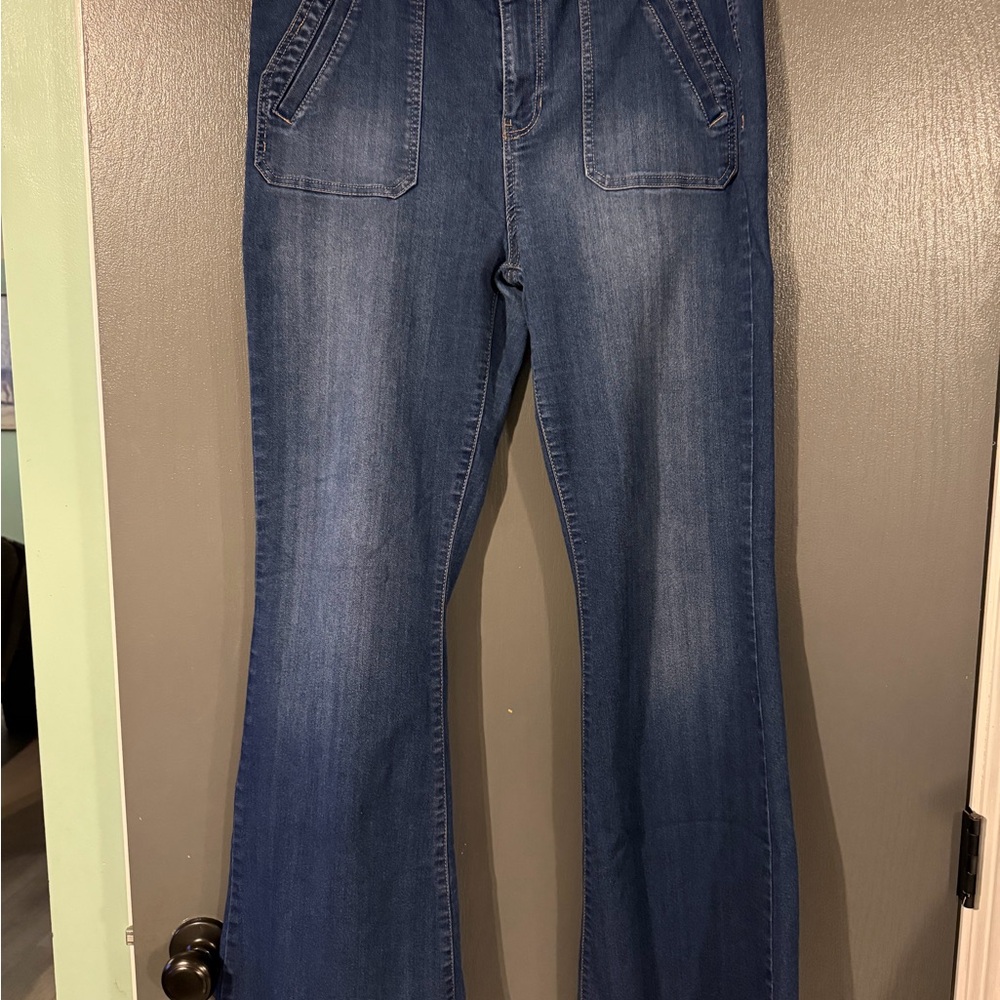 Altar'd State Dark Blue Flare Jeans